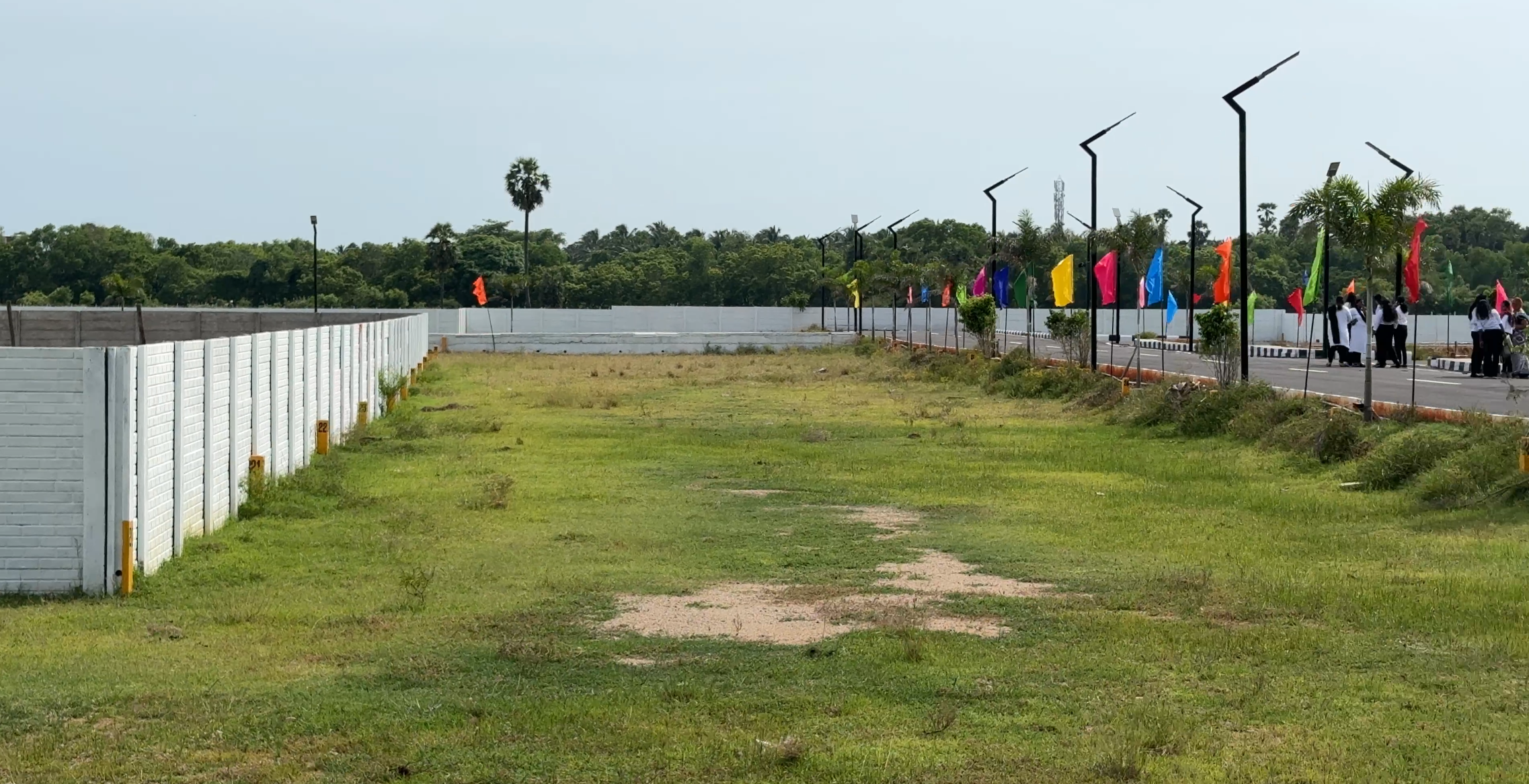 Actual open plot area at Aurowin Enclave